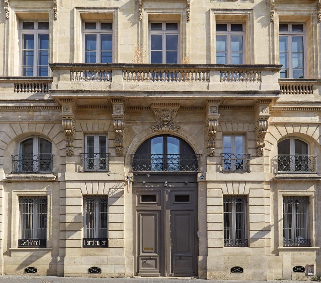 L'Hôtel Particulier Bordeaux Extérieur photo